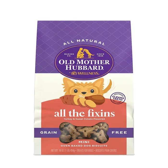 Old Mother Hubbard Grain Free Fixins Biscuit Treat 16oz