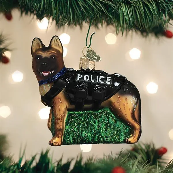 Old World Christmas – K-9 Dog Ornament