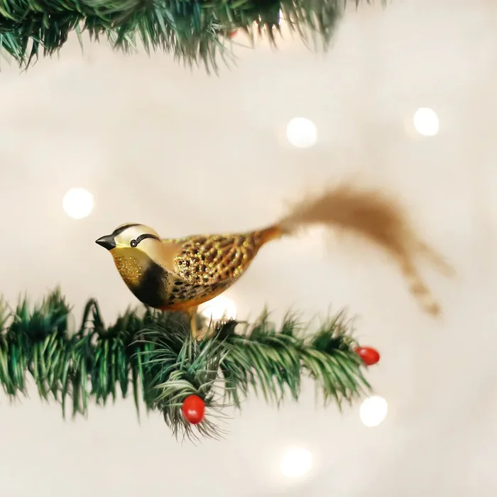 Old World Christmas – Meadowlark Clip-On Ornament