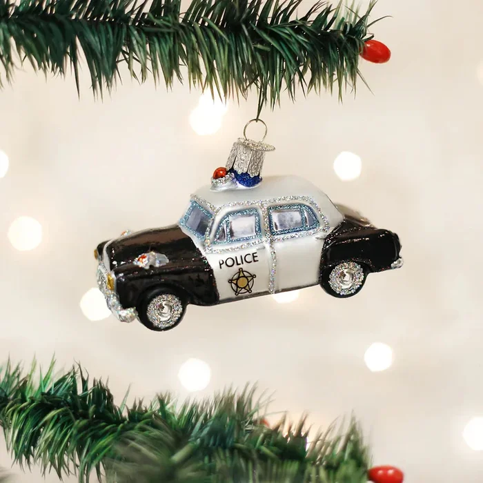Old World Christmas – Police Car Ornament