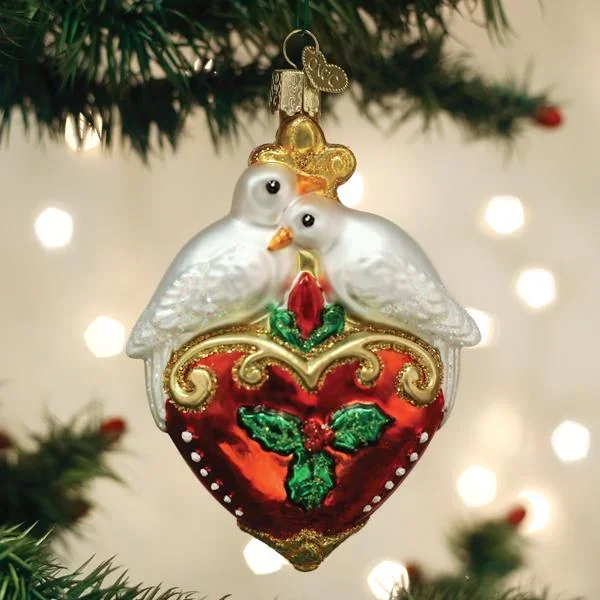 Old World Christmas – Two Turtle Doves Ornament