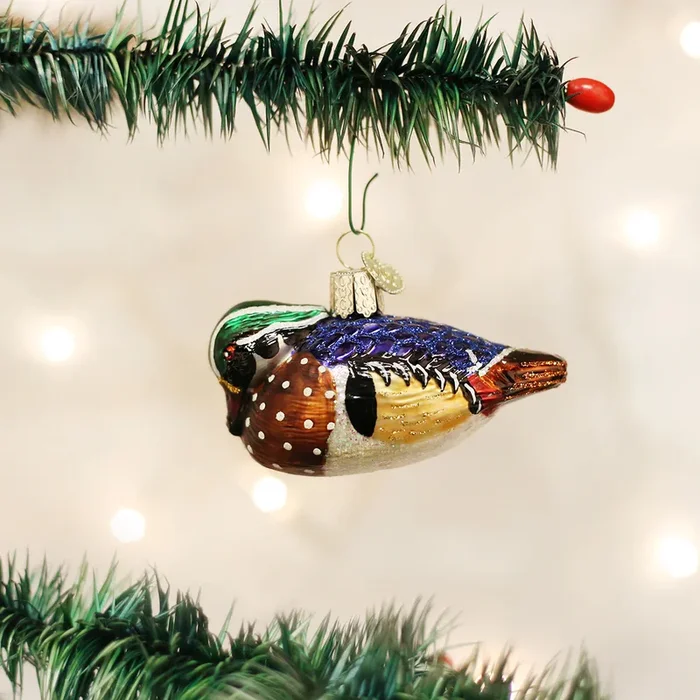 Old World Christmas – Wood Duck Christmas Ornament