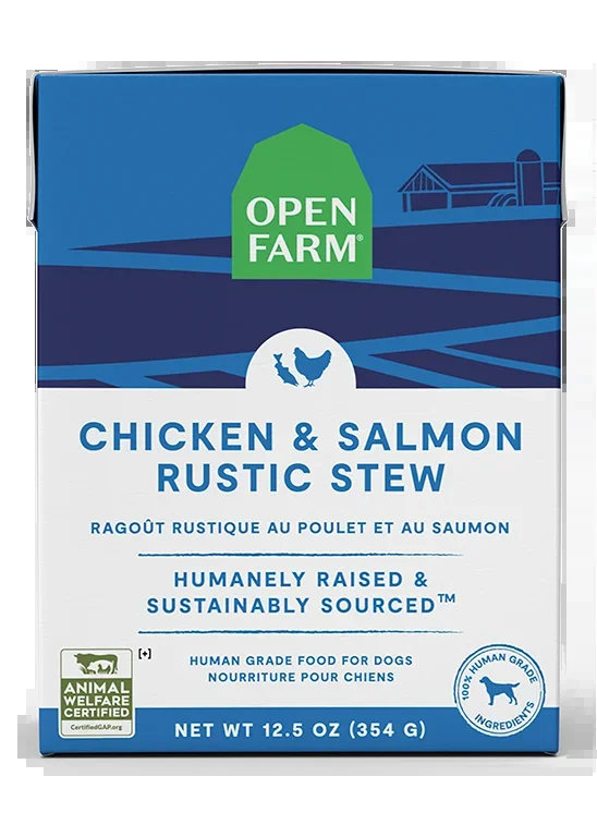 Open Farm Dog Grain Free Chicken and Salmon Rustic Stew Wet Food