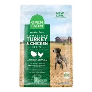 OPEN FARM DOG GRAIN FREE HOMESTEAD TURKEY & CHICKEN 22LBS