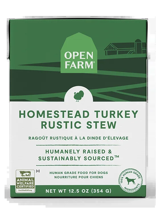 Open Farm Dog Grain Free Homestead Turkey Rustic Stew Wet Food