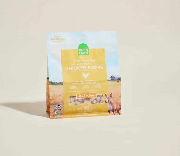 Open Farm Freeze Dried Raw Harvest Chicken Morsels For Dogs