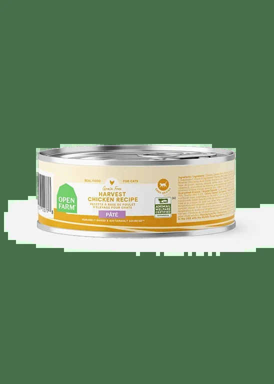 Open Farm Grain Free Harvest Chicken Pate Wet Cat Food