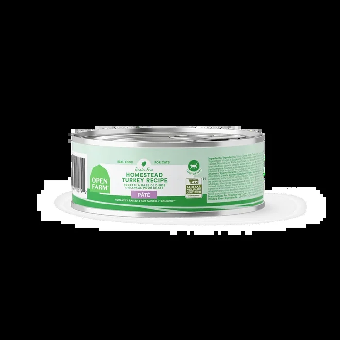 Open Farm Homestead Turkey Pâté for Cats 5.3oz