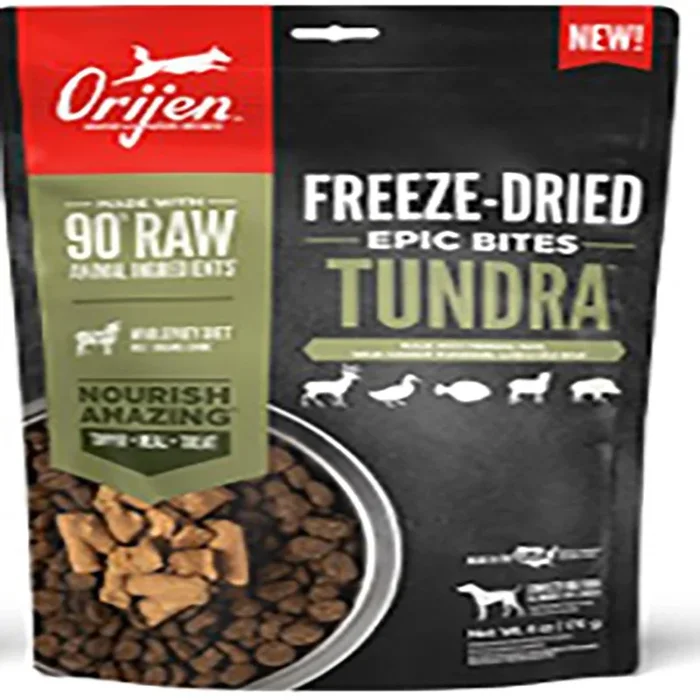 Orijen 6oz Dog Freeze Dried Tundra Epic Bites