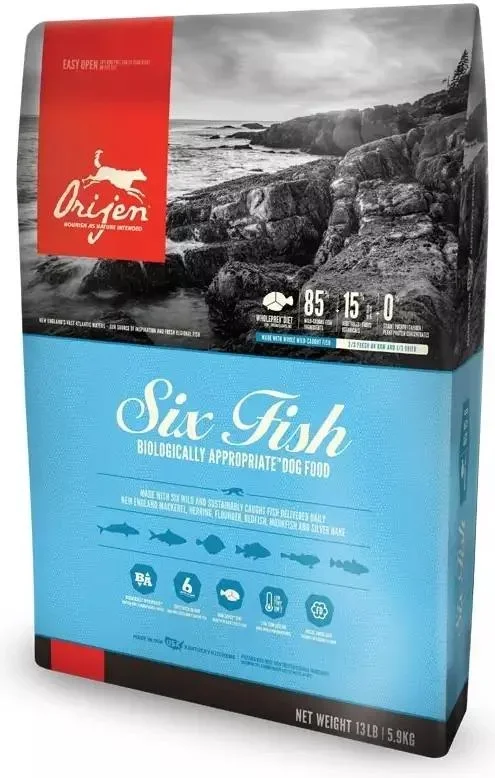 Orijen Six Fish Biologically Appropriate Grain-Free Dry Dog Food