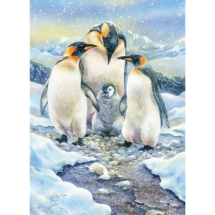 Outset Media – Puzzle: Penguin Family (Family)