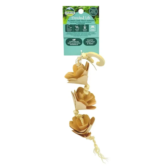 Oxbow Enriched Life Flower Cone Treat Hanger