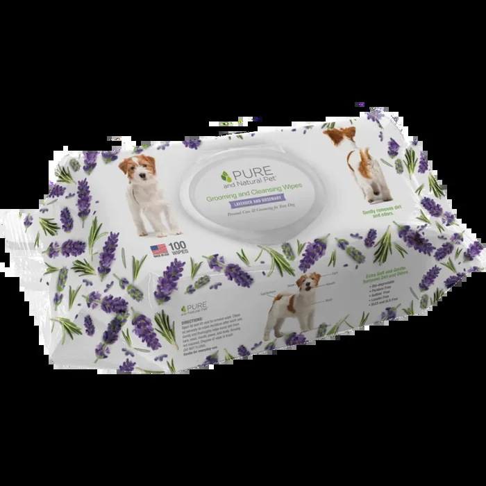 P&NP – Grooming & Cleansing Wipes Lavender and Rosemary 100ct