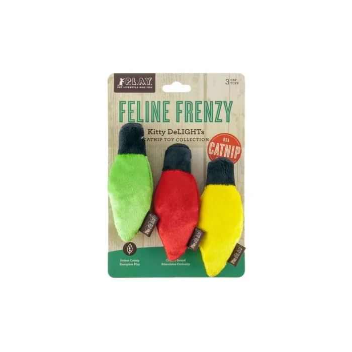 P.L.A.Y Pet Lifestyle And You – Feline Frenzy Kitty DeLIGHTs – Christmas Bulbs
