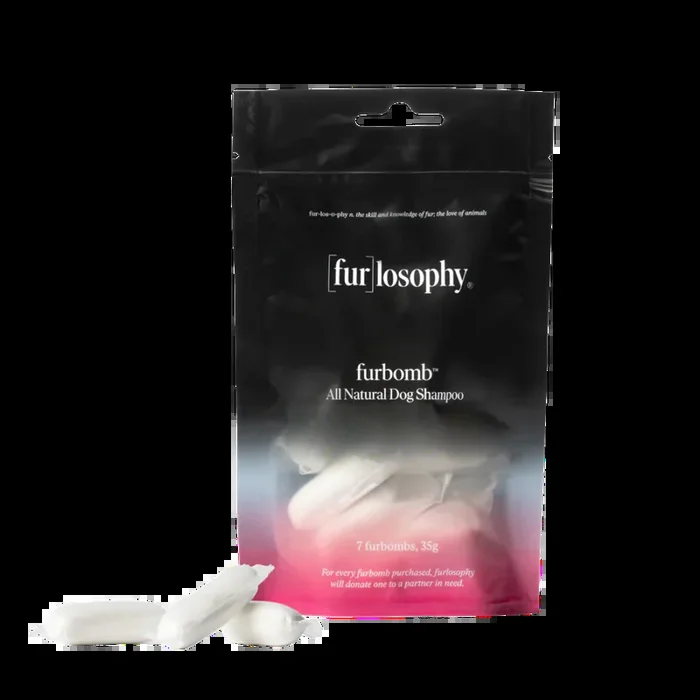 Pack of 7 Furbomb Natural Dog Shampoo Pod by [Fur]losophy