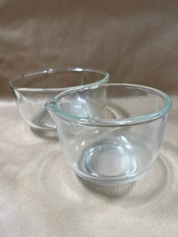 Pair Of Glass Mixing Bowls