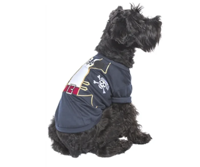 Parisian Pet – Pirate Captain Spawrrow Dog T-Shirt Costume