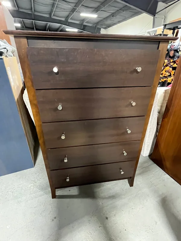 Particle Board Brown Tone Dresser