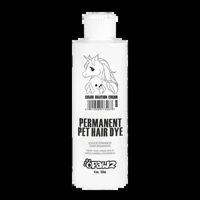 Permanent Dog Hair Color Dilution Cream 8oz by Opawz