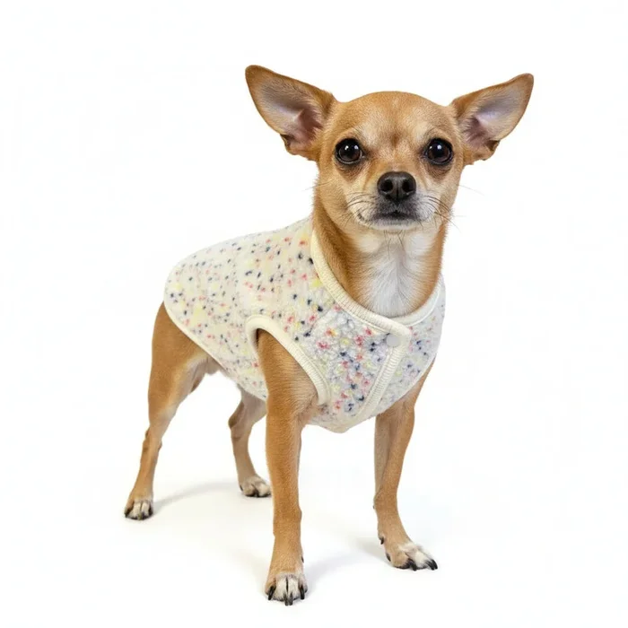 Pet Fuzzy Vest Lots of Dots