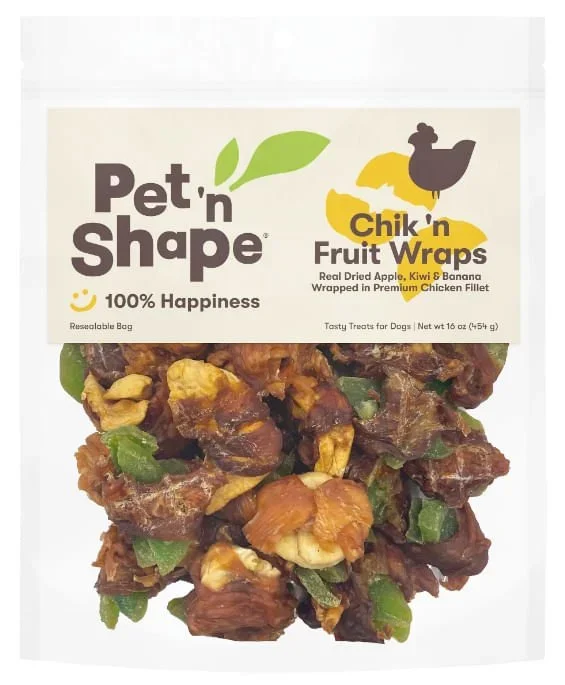 Pet n Shape Chik ‘n Fruit Wraps, 16 oz