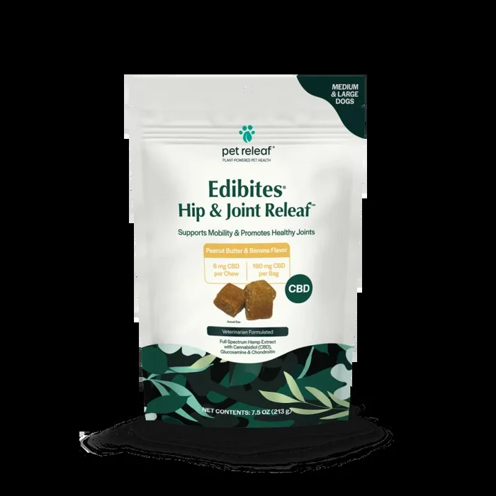 Pet Releaf – Edibites Hip&Joint PB Banana – Lg