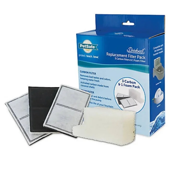 Pet Safe – Replacement Filter for Drinkwell Outdoor Fountain – 3 pack