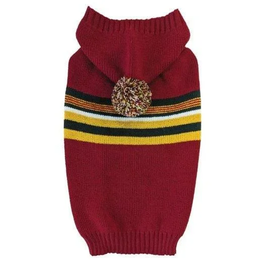 Pet Sweater – Hooded PomPom Sweater