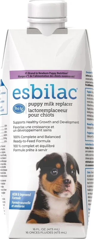PetAg Esbilac Puppy Milk Replacer Carton Liquid Supplement for Dogs
