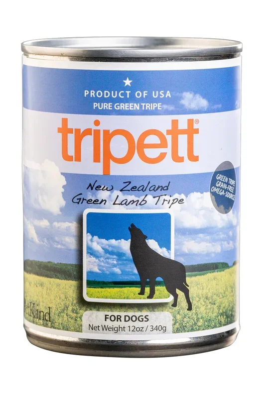 PetKind Tripett New Zealand Green Lamb Tripe Canned Dog Topper