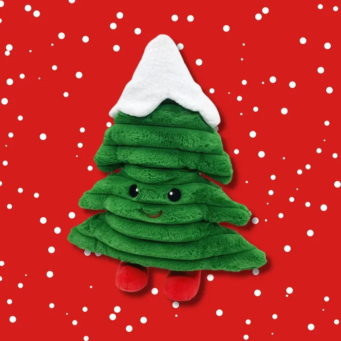Petlou Christmas Tree Plush Dog Toy