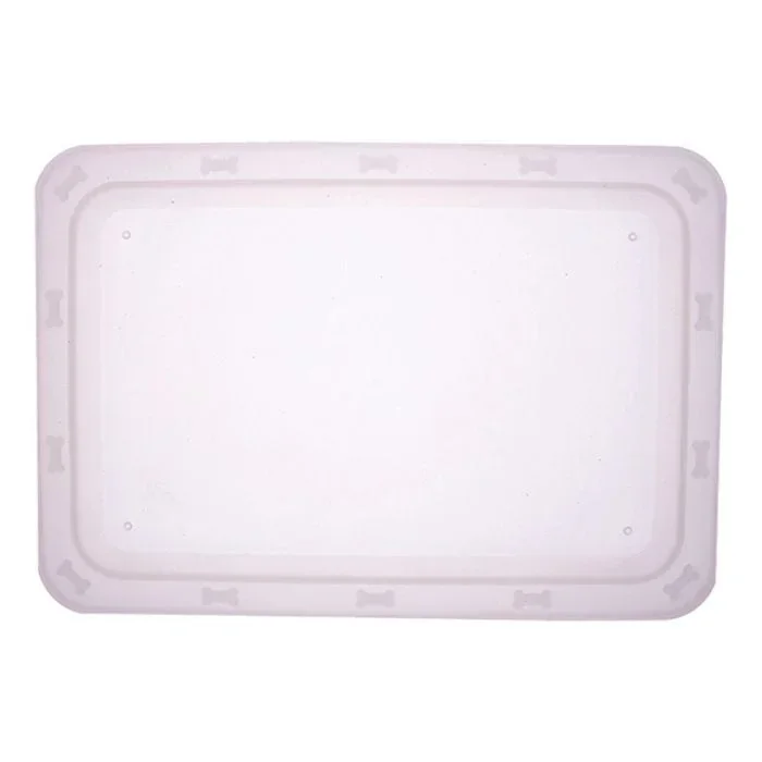 Petrageous Bone ‘n Up for Dinner Tray Non Slip Clear