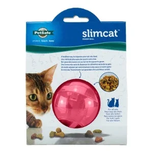 PETSAFE SLIMCAT FEEDER BALL PINK