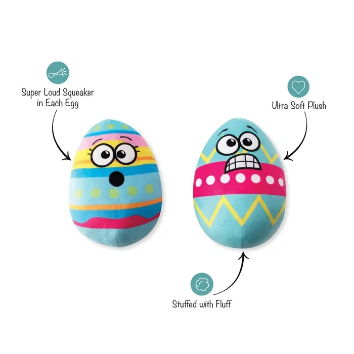 Petshop by Fringe Studio – Easter Egg Plush Dog Toy