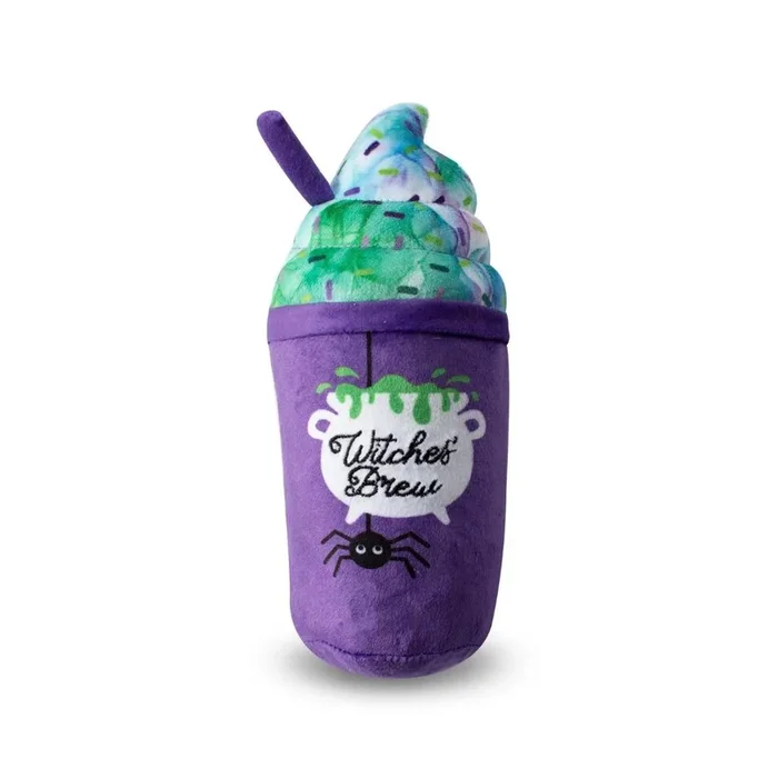 Petshop by Fringe Studio – Witches Brew Mug with Straw Plush Dog Toy