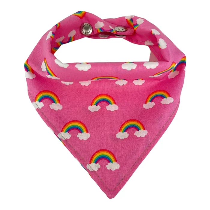 Pink Rainbow Dog Bandana – 1022
