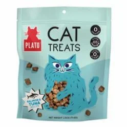 Plato Cat Grain Free Air Dried Treat Tuna & Salmon 2.5oz