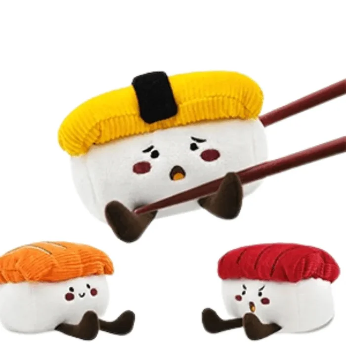 Plush Dog Toy – Foodie Japan – Sushi Set