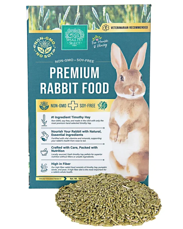 Premium Rabbit Food Pellets – Non-GMO, Soy-Free
