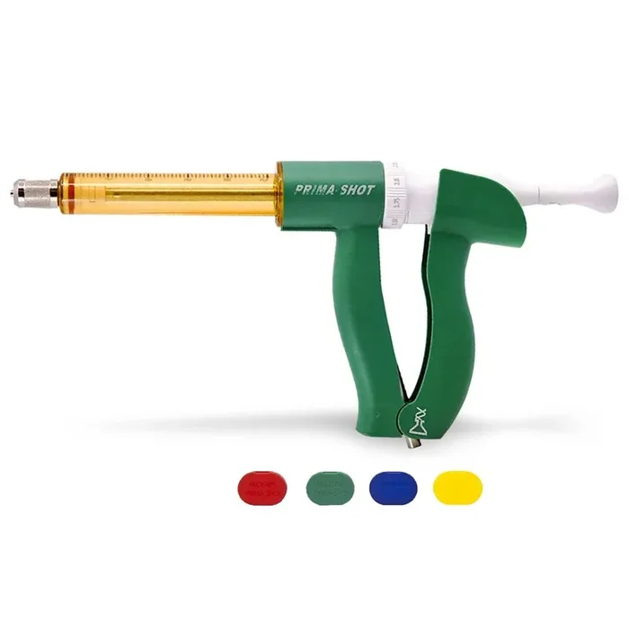 Prima Shot 50 cc Repeater Syringe – Adjustable Livestock Dosing Syringe