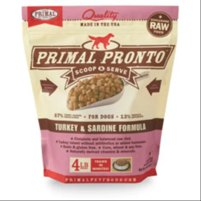 Primal – Dog Turkey & Sardine Pronto