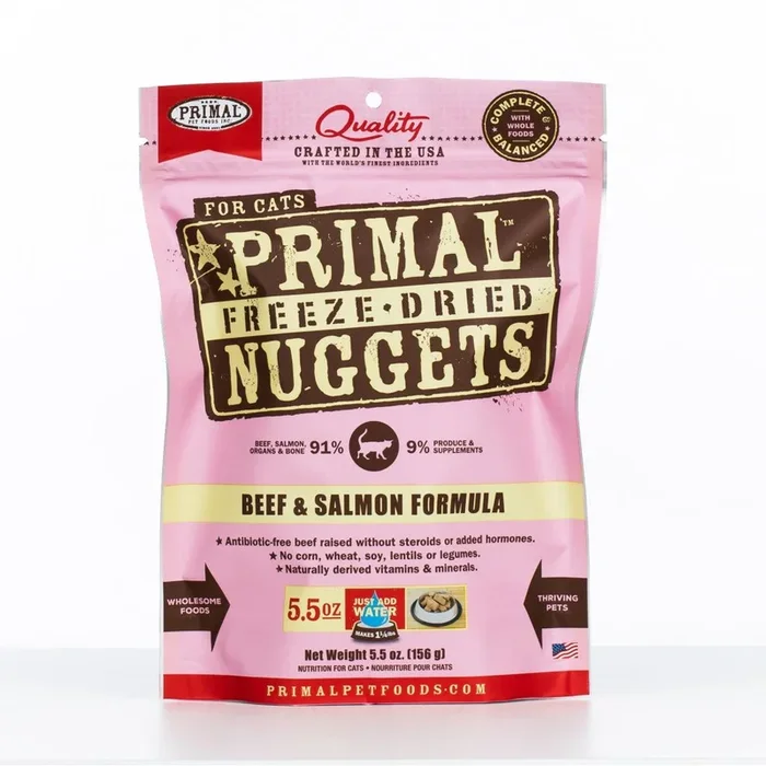 Primal – Freeze Dried Meal – Cat Beef Salmon