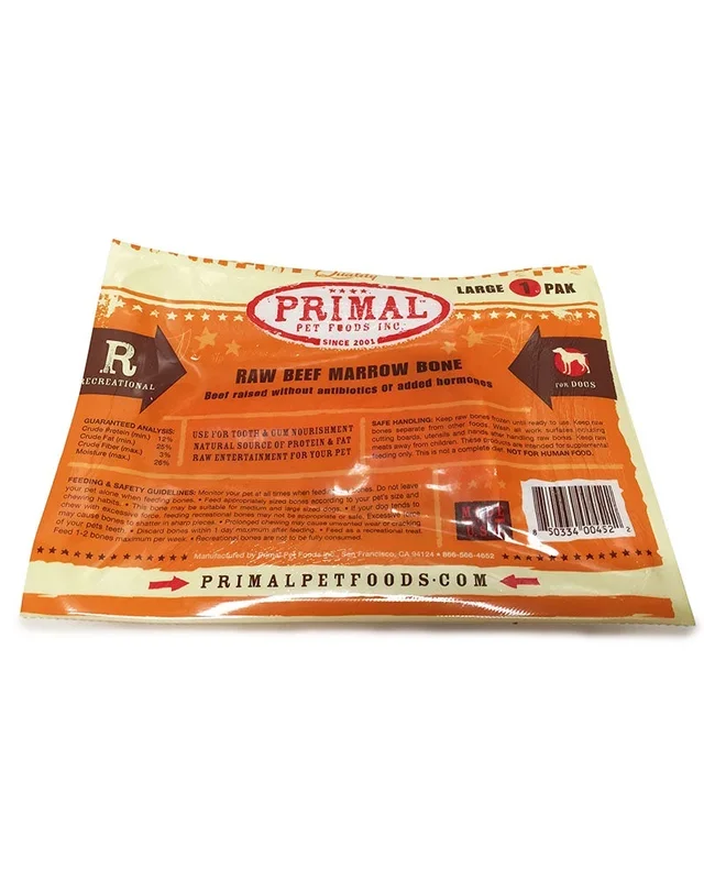 Primal Raw Frozen Beef Marrow Bone – Large