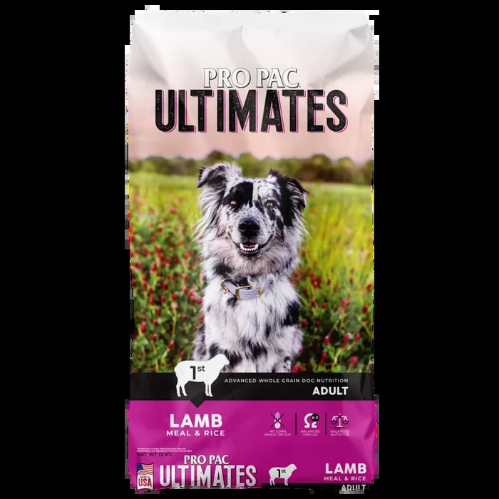 PRO PAC Ultimates Lamb Meal & Brown Rice Formula Recipe Dry Dog Food