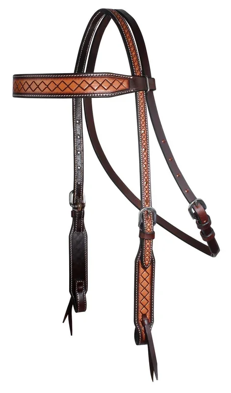 Professional’s Choice Crosshatch Browband Headstall