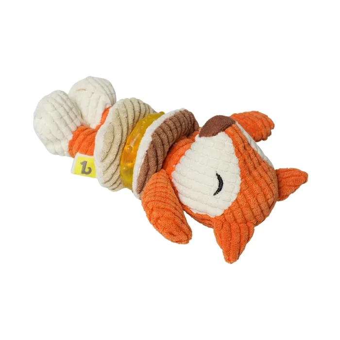 Puppy Toy with Teething Ring – Baby Fox