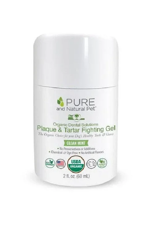 Pure and Natural Dental Plaque and Tartar Fighting Gel for Dogs