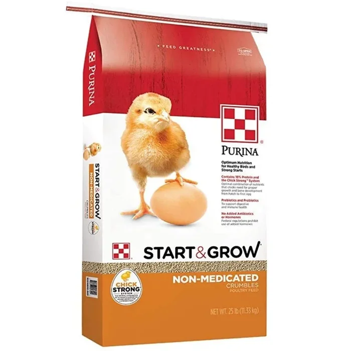 Purina – Start and Grow Non-Medicated Chick Feed Crumbles