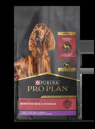 Purina Animal Nutrition Pro Plan Sensitive Skin & Stomach Turkey & Oatmeal Dry Dog Food