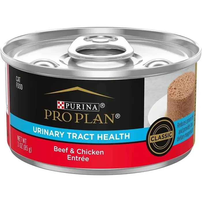 Purina Pro Urinary Tract Adult Wet Cat Food Beef and Chicken 3 oz. 6-Pack